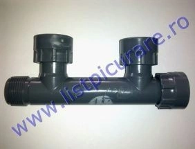 Distribuitor(manifold) PVC 2+1 căi 1"