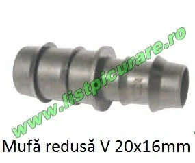 Mufa redusa V 20 x 16
