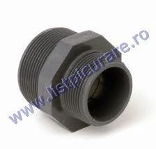 Niplu redus PE 1 1/2'' x 1 1/4''