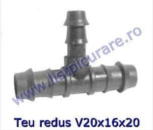 Teu tub orb, redus V 20x16x20