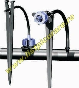 Tija suport microtub 3, 4, 5, 7 mm, pentru fixare in sol