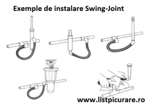 Legatura flexibila(Swing joint) 1/2'' - 1/2'' Fe
