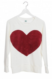 Bluza Heart - Ivory