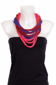 Colier esarfa Intense Reds