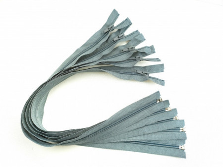 Fermoare detasabile #5 nylon 50,60,80,90 gri deschis