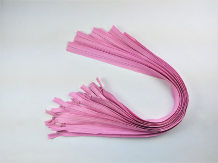 Fermoare invizibile 60 cm roz cod140