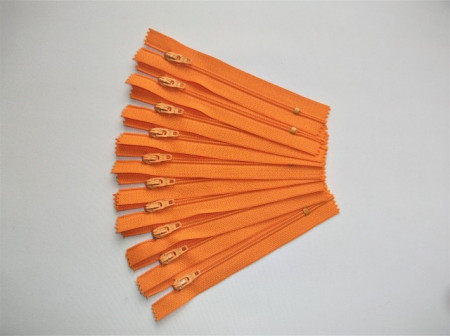 Fermoare nylon #3 - 10 cm portocaliu