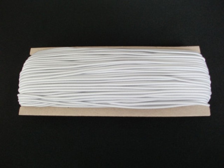 *Elastic rotund Oradea 2 mm alb si negru