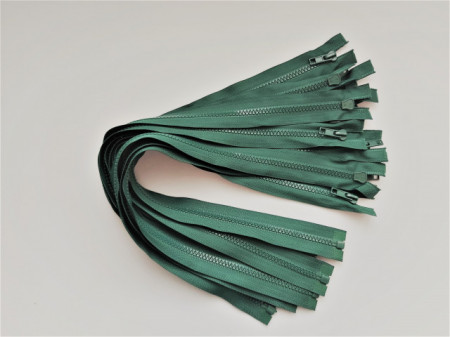 Fermoare detasabile #5 injectate 50,60,70,75,80,90 cm verde brad cod272