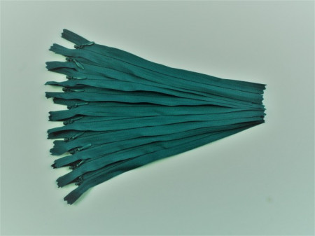 Fermoare invizibile 20 cm verde inchis cod830