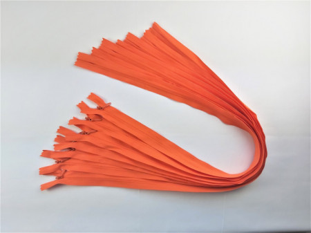 Fermoare invizibile 60 cm portocaliu , cod157
