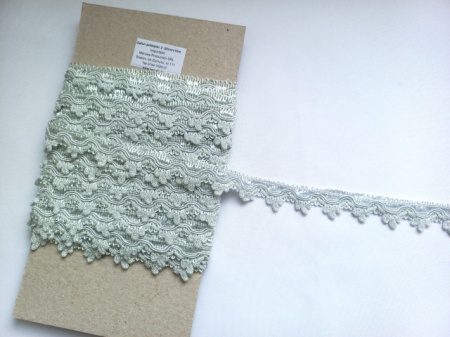 Galon poliester 20mm, cod2, gri deschis, diferite lungimi