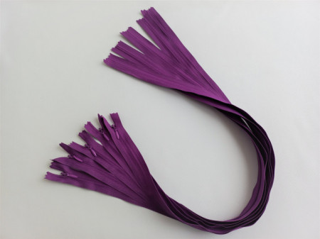 Fermoare invizibile 60 cm mov, cod175