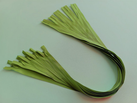Fermoare invizibile 60 cm verde, cod234