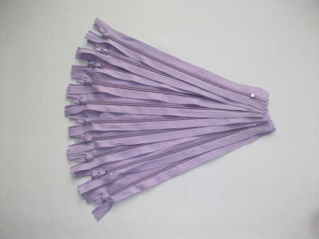 Fermoare fusta #3 - 20 cm lila cod068