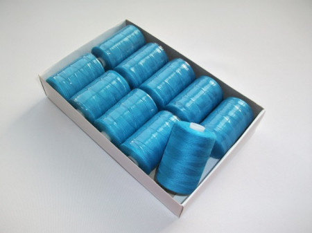 Ata poliester 40/2 - 1000 m albastru deschis, cod1323