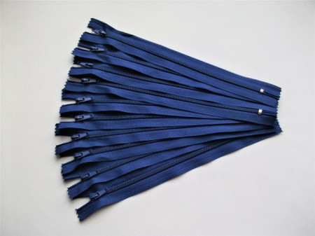 Fermoare fusta #3 - 20 cm albastru