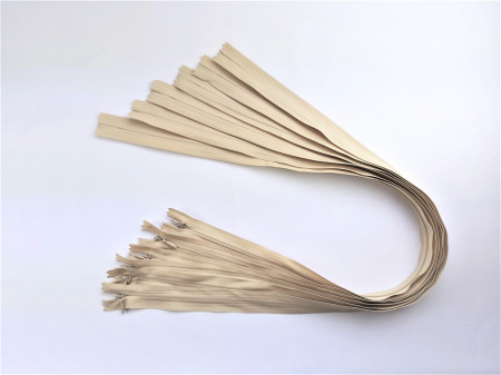 Fermoare invizibile 60 cm bej - cod277