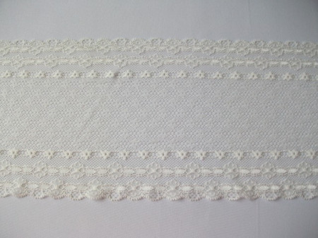 Dantela elastica - alb unt 16 cm, cod148