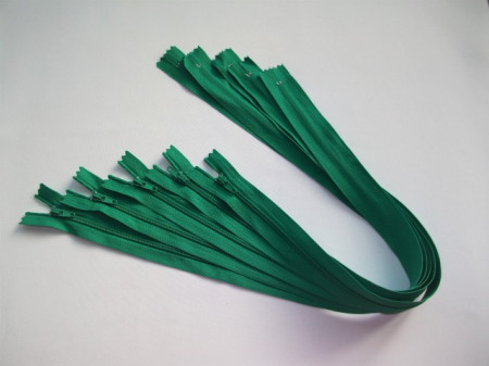 Fermoare lenjerie #3 - 50 cm verde cod258