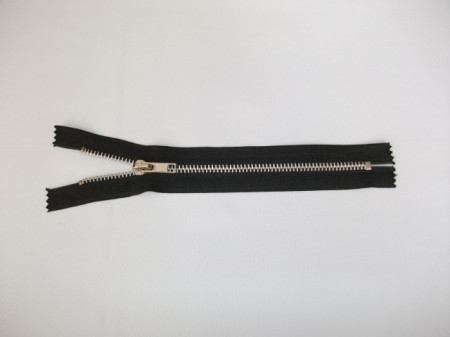 Fermoare fixe #5 aluminiu 20 cm negru - 10 buc.