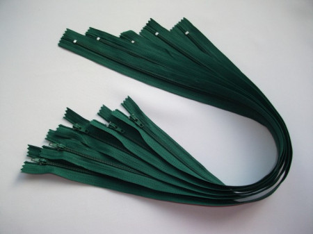 Fermoare lenjerie #3 - 50 cm verde inchis cod272