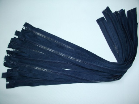 Fermoare detasabile #5 injectate 50,60,75 cm bleumarin