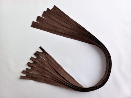 Fermoare invizibile 60 cm maro inchis, cod299