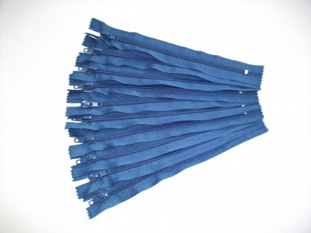 Fermoare pantaloni #5 - 20 cm albastru