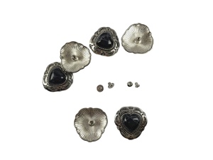 ACCESORIU MAROCHINARIE COD2505, CU SURUB - negru, 10buc.