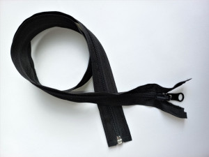 Fermoare detasabile reversibile #5 nylon 70,80,90cm negre - Img 3