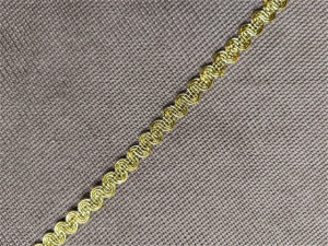*Galon poliester 8mm/25m, cod8, auriu