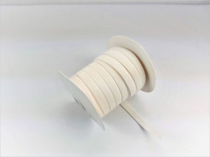 Banda catifea elastica 10mm - ivoir - 25yds