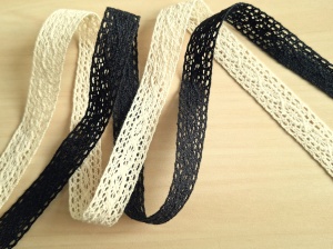 Dantela bumbac codM , 15mm/10m