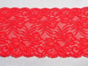 Dantela elastica rosie 15cm/10m, cod301 - Img 2
