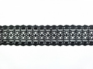 *Dantela poliester 4.5cm neagra, cod61114