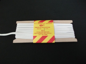 *Elastic Oradea 7 mm alb si negru