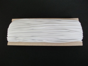 *Elastic rotund Oradea 2 mm alb si negru - 50m
