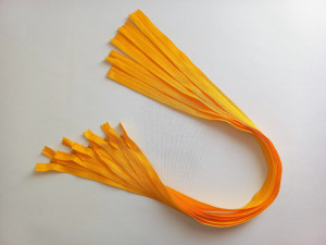 Fermoare ascunse 60 cm galben, cod 111