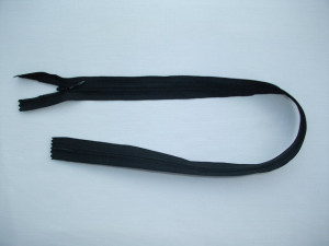 Fermoare ascunse 60 cm negre - Img 2
