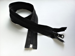 Fermoare detasabile reversibile #5 nylon 70,80,90cm negre - Img 1