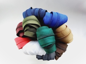 Set color fermoare detasabile #5 nylon 50,60,70,75,80,90 cm / 10 buc