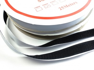 Arici 25 mm (velcro) alb si negru cu adeziv