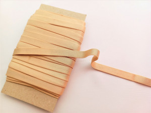 Elastic satinat - bej, 15mm/25m
