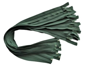 Fermoare detasabile #5 nylon 50,90 verde inchis cod567/ 10 buc