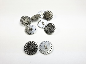 NASTURI TIBETANI METALICI, COD2525, argintiu antic