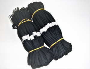 Siret gheata negru 90,110,130,160 cm - late si rotunde