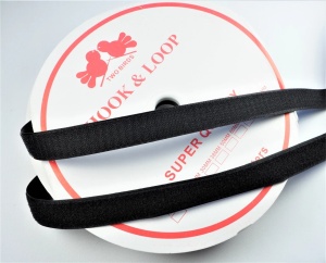 Arici 25 mm (velcro) alb si negru cu adeziv - Img 2