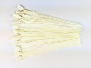Fermoare ascunse 20 cm ivoire - cod 841