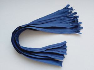 Fermoare ascunse 60 cm bleumarin deschis, cod 227